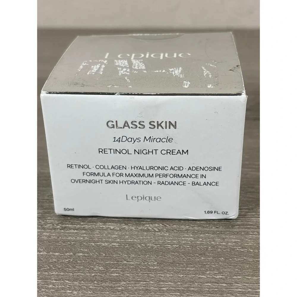 Lepique Glass Skin 14 Days Miracle Retinol Night Cream 50ml 1.69oz K-Beauty New